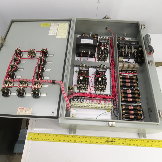 Allen Bradley Prewired 3 Manual Motor Starter Assy Size 0 & 1 220-440V 5-10HP