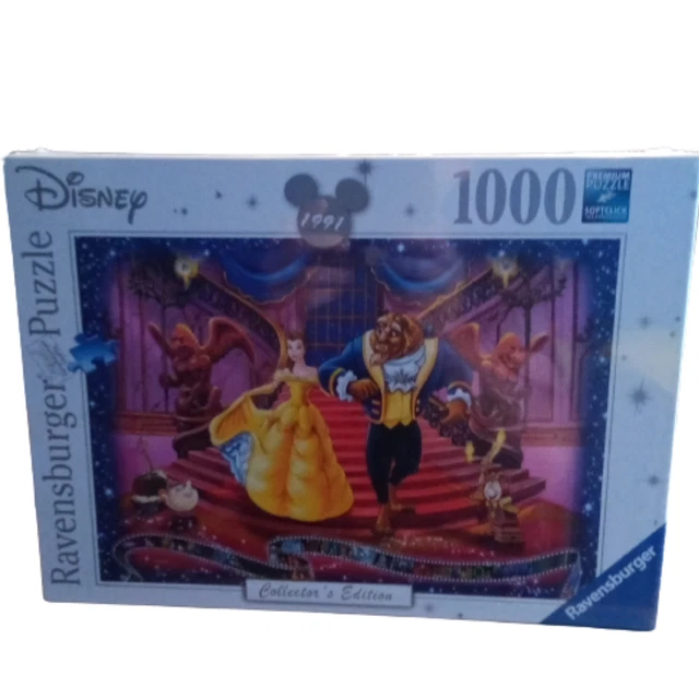 DISNEY BEAUTY AND THE BEAST 1000 Piece Collectors Edition Jigsaw Puzzle ...