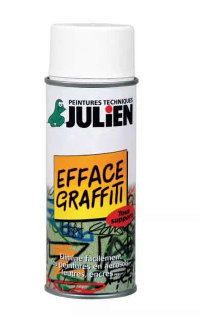 Aérosol Efface graffiti dissolvant peinture en aérosol feutre encre 400ML JULIEN