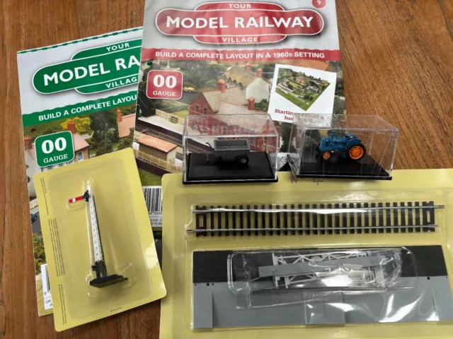 HACHETTE YOUR MODEL RAILWAY VILLAGE Issues 8 and 9 plus extra parts