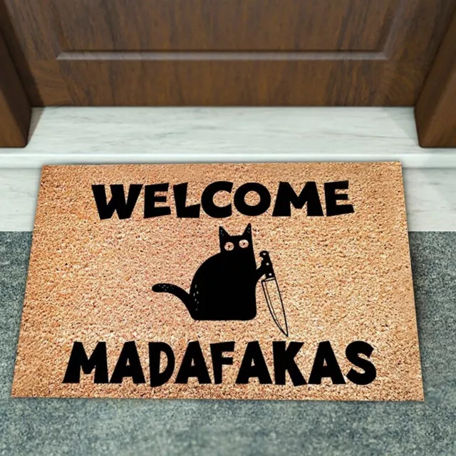 1 PCS Home Decor Kitchen Bathroom Decor Give People Fun Gifts Fun Doormat U9Y4