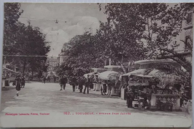 Toulouse 31 CPA Avenue Jean Jaurès Animated With Kiosk News Good Condition 1931