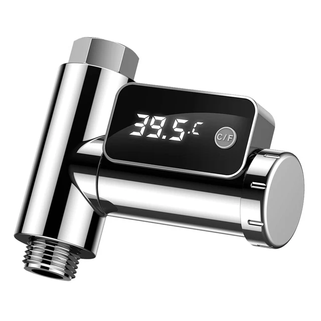 Termometro Acqua Abs Temomertore Digitale Bambini Bambini Doccia Argento