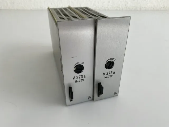 2x TAB Telefunken V373a Preamps „ Pas Testé / Not Testé "