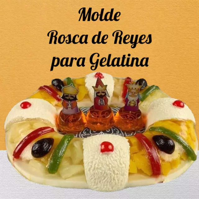 Molde Rosca de Reyes Molde para Gelatina Molde Mexicano de Plástico Tradiciones