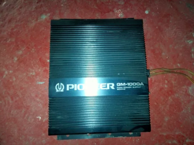 Amplificador Pioneer GM-A5702 Clase AB 1000W 2 Canales Negro