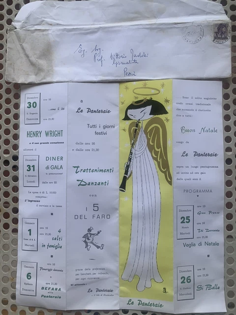 Montecatini Terme Le Panteraie Storia Postale 1962 1957  Bar Ristorante Piscina