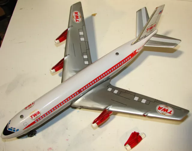 Blechflugzeug   Twa   Blechspielzeug   60 / 70Er  Jahre