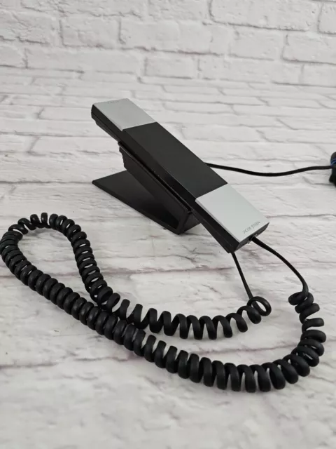 Jacob Jensen T-1 Home Phone Telephone designed by Bang & Olufsen Black Silver