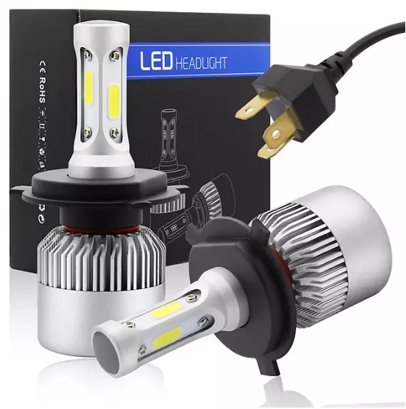 2 Ampoules de Phare H7 LED 8000 lm COB 36 W 6500 k étanche pour Voiture Moto 12V