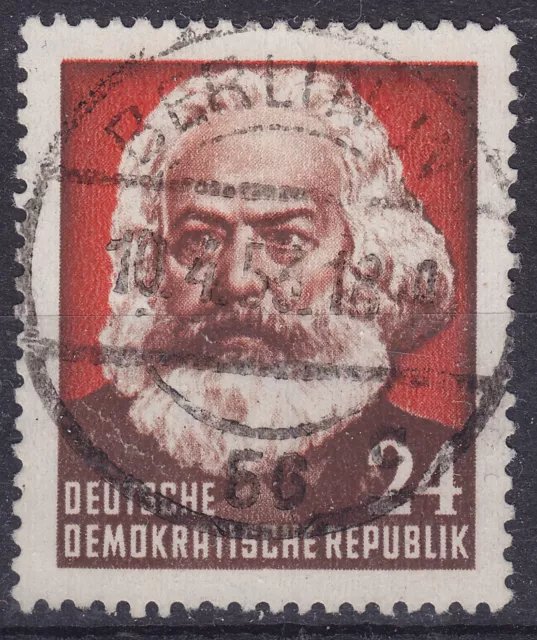 Briefmarken DDR Mi Nr. 349 I YII 70 Todestag Karl Marx Verkehr
