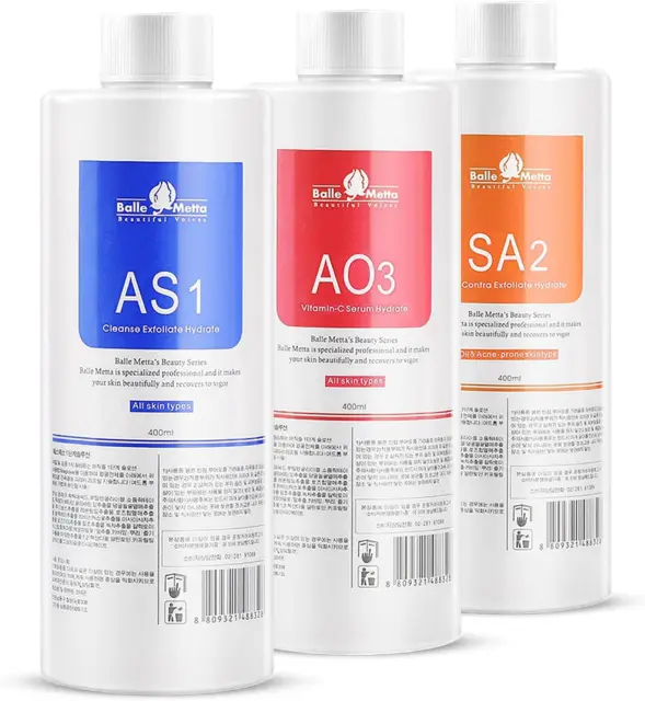 ADrivWell Aqua Peeling Solution AS1 SA2 AO3 facial Skin Care Dermabrasion facial