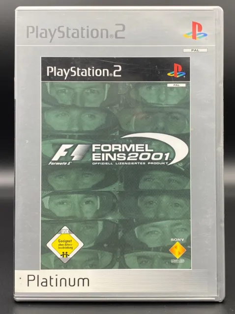 Formel Eins 2001 (Sony PlayStation 2, 2002, DVD-Box) Formel 1 OVP inkl. Handbuch