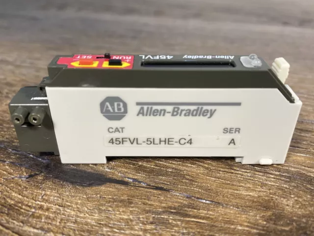 ALLEN BRADLEY Photoswitch 45FVL-5LHE-C4 Ser. A Fiber Optic PhotoElectric Sensor