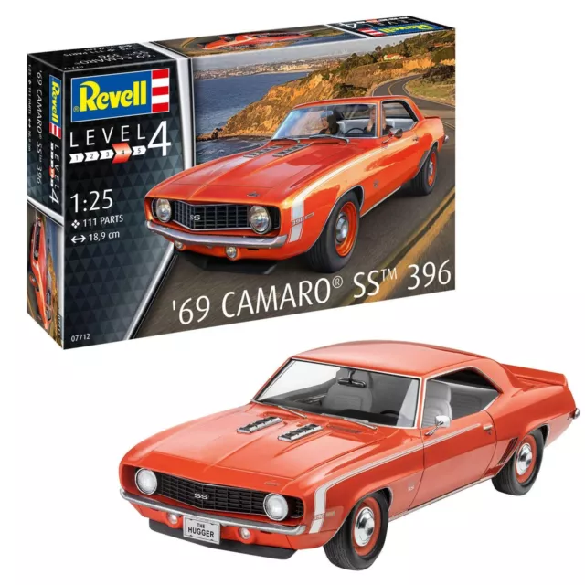 '69 Chevrolet Camaro® SS™ 396 1:25 / 1:24 Muscle Car Bausatz - Revell 07712