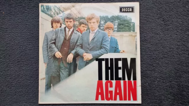 Them Again Vinyl LP - Van Morrison - Decca LK 4751 Mono - 1966 - Rolling Stones