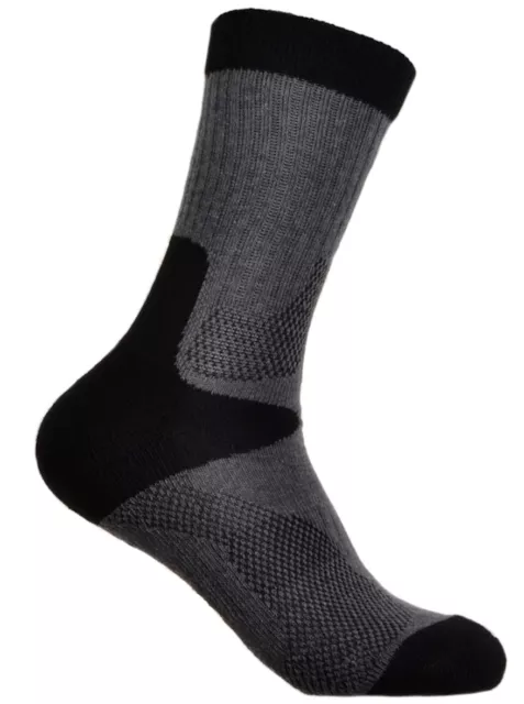 2 paires de chaussettes de marche poids d'été homme - gris