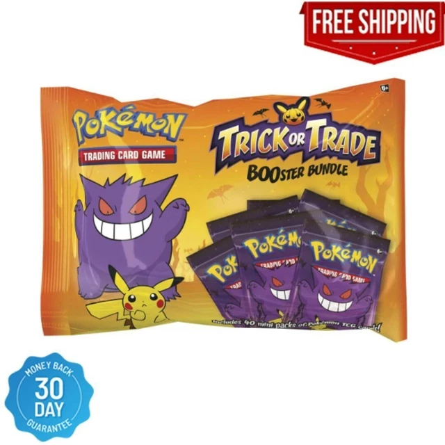 POKEMON TRADING CARD Games Trick or Trade BOOster BundleFREESHIPPING