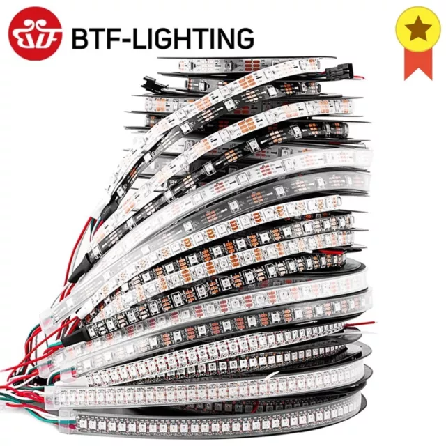 1-5m WS2812B LED Light WS2812 RGB Led Strip Individually Addressable Smart Pixel