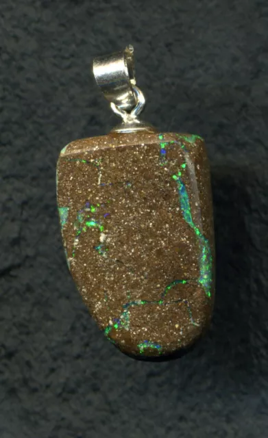 N°292-Pendentif d'Opale Boulder d'Australie (Queensland ) de 11,40 ct