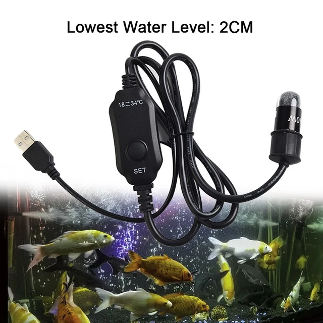 Kits de Calentador USB Tanques de Tortugas Acuario DC 5V Tanques de Pesca Caña de Calefacción