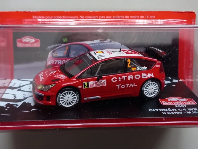 RMIT33 1/43 IXO Rallye Monte Carlo : CITROEN C4 WRC S Loeb 2007 1