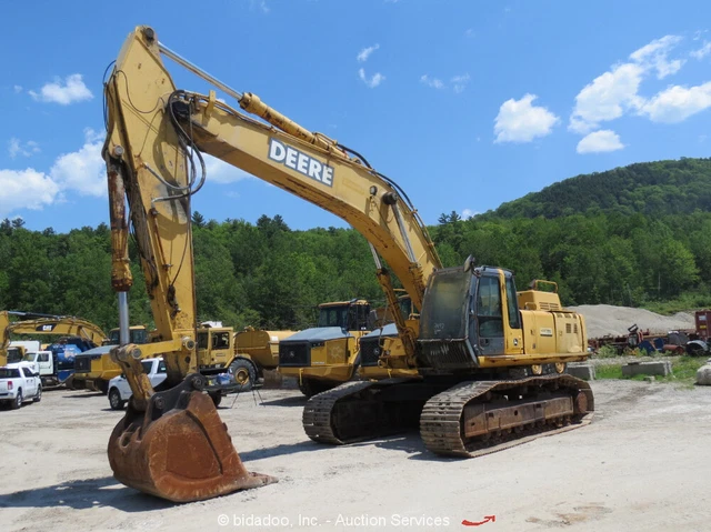 2003 John Deere  450C LC Hydraulic Excavator Heat A/C Aux Hydraulics bidadoo
