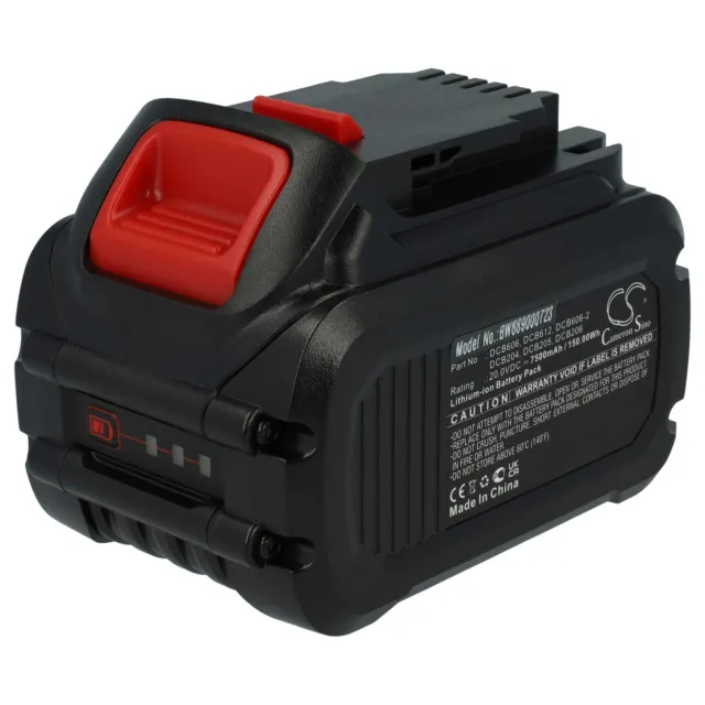 Batterie pour Dewalt DCT410 DCS391 DCS380M1 DCS380 DCS391M1 DCS391B 20V