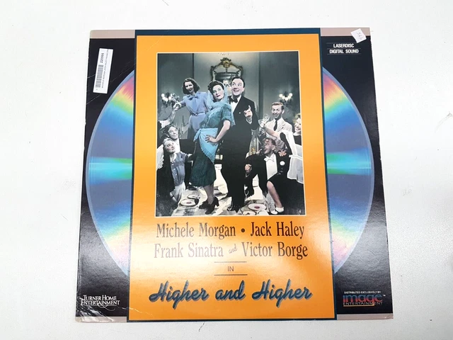 Higher And Higher Laserdisc Michele Morgan Jack Haley Frank Sinatra Laser Disc