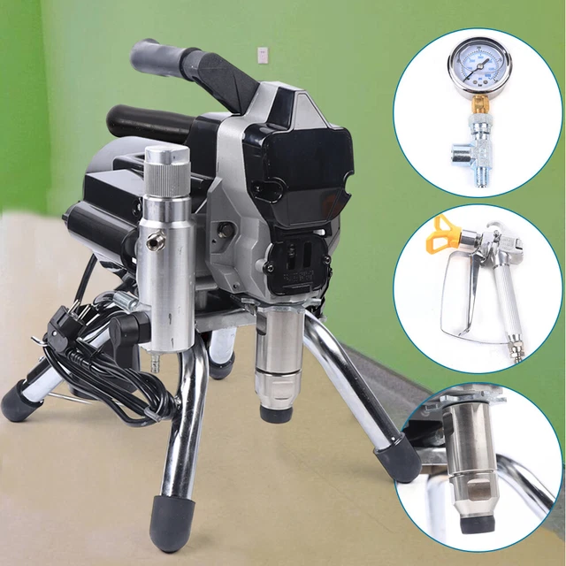 HIGH PRESSURE AIRLESS Sprayer Wall Paint Spray Gun Spraying Machine