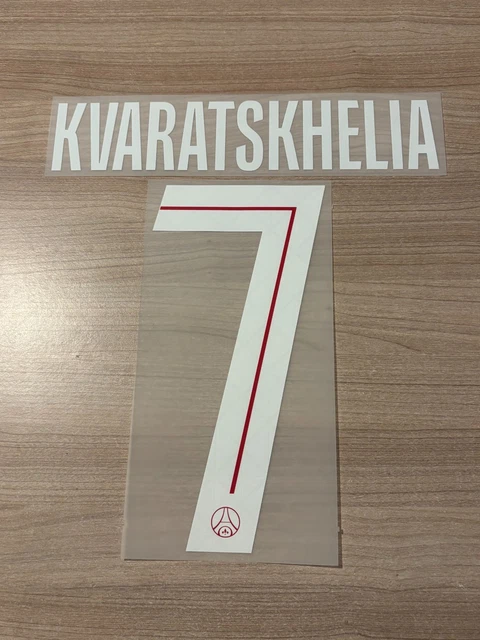 Flocage Kvaratskhelia #7 2025 2026 PARIS Domicile