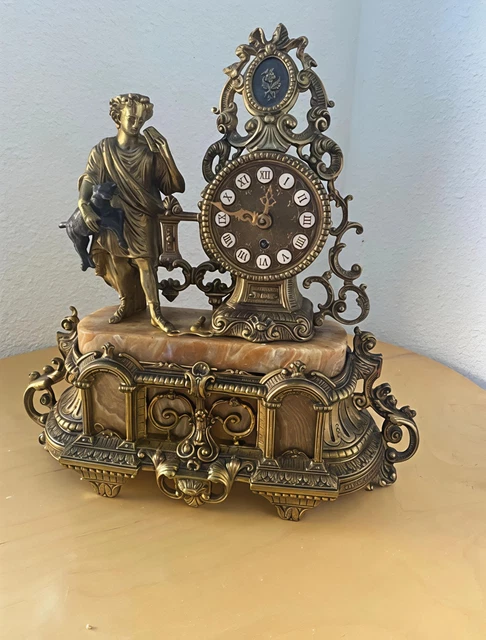 Relojes de Bronce de Chimenea Estilo Imperial - Acabado Premium Garantizado