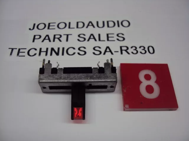 Technics SA-R330 Receiver Equalizer Control 100K. Tested Parting Out SA-R330