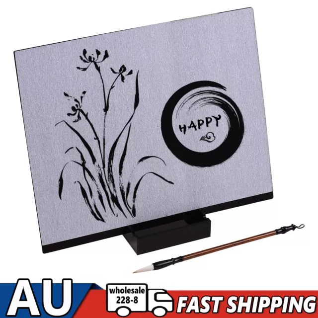 37.5*30cm Reusable Buddha Board + Water Brush & Stand Release Gift for Children