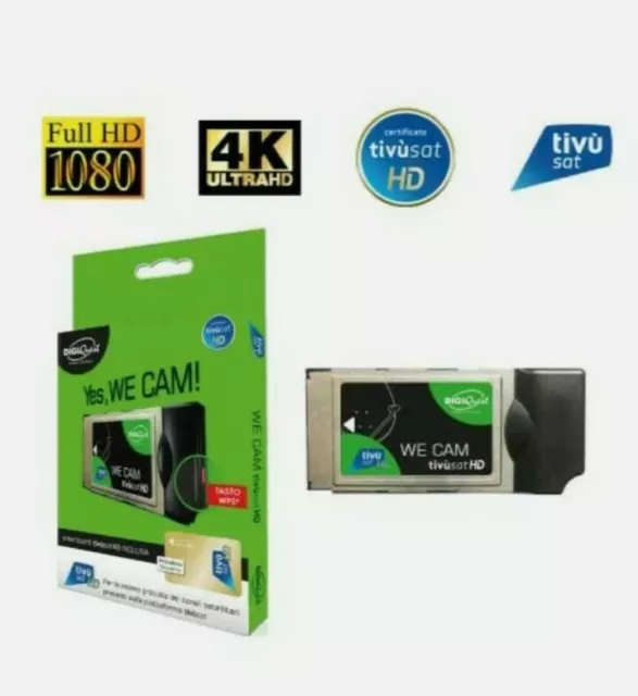 Cam Hd Full 4K Gold Tivusat Certificata Ultima Generazione Senza Tessera Digique