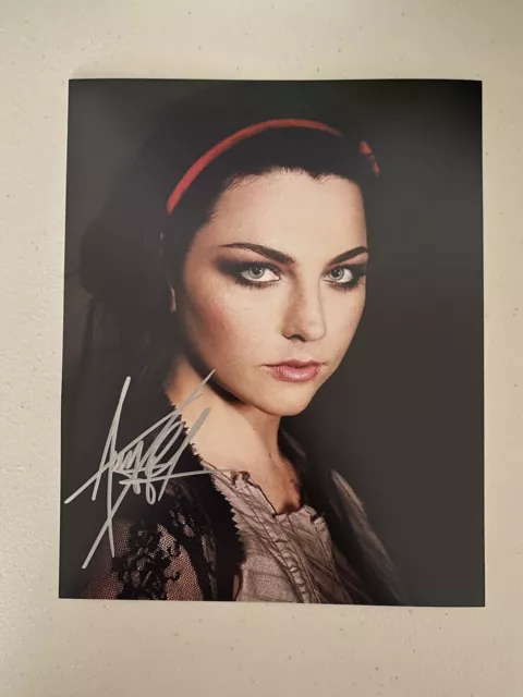 Amy Lee Evanescence Signed 8X10 Photo COA