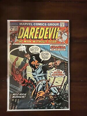 Daredevil #111 1st Appearance Silver Samurai! Marvel! Marvel 1974 🔥🔥🔥🔥