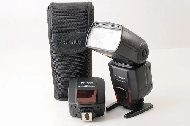 【 Haut Mint 】 YONGNUO Speedlite YN560 III Flash Lumière + YN560-TX En Étui De
