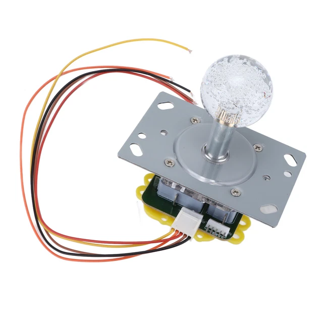 Arcade Joystick Sturdy Durable Joystick Shaft Colorful Light Sensitive
