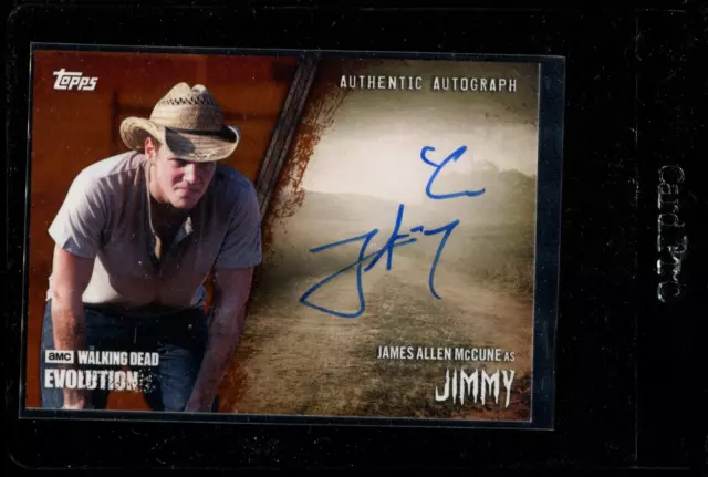 2017 The Walking Dead Evolution Brown James Allen Mccune Autograph Nmmt *326193