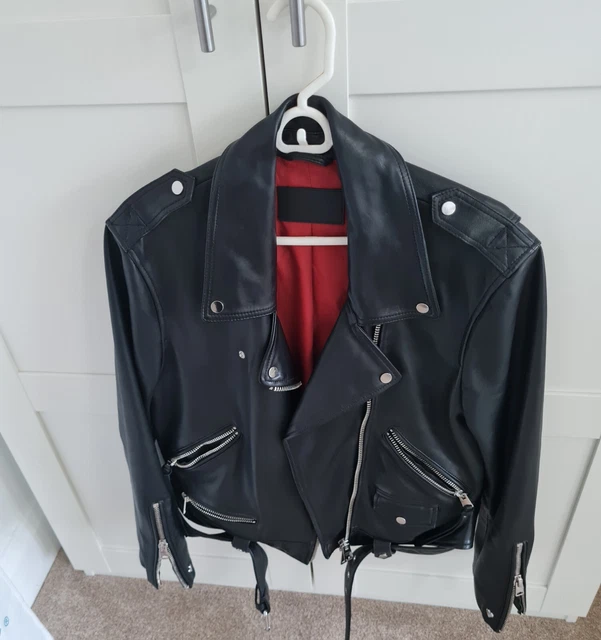 All saints estate deals leather jacket