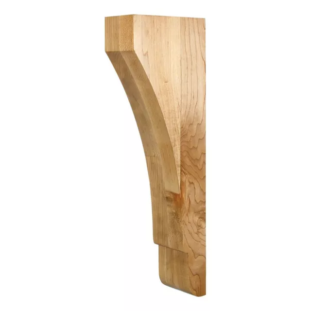 Mocela minimalista de madera maciza de abedul blanco - 3"" x 6"" x 18