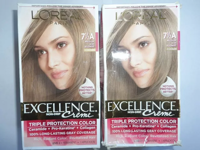 L'Oreal Paris Excellence Creme Permanent Hair Color, 9.5A Lightest Ash Blonde, 1 kit - wide 7