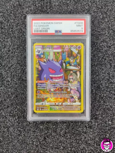 Gengar TG06/TG30 - Pokemon GCC Origine Perduta - PSA 9 En Mint Nuova