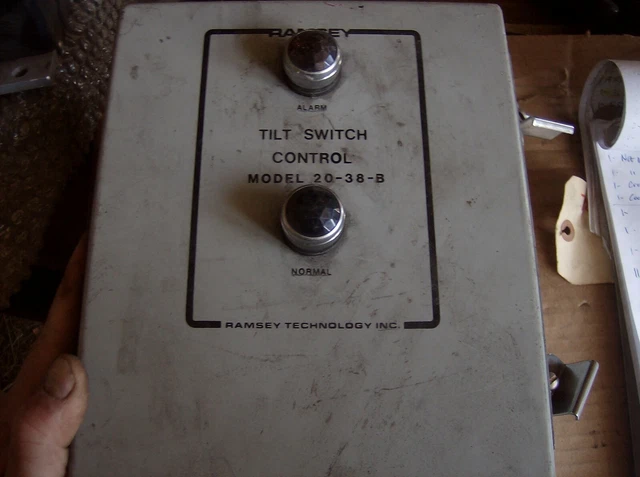 Ramsey Engineering Tilt Switch Control  20-38B