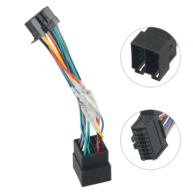 Adaptateur Faisceau ISO Pour Autoradio Pioneer 2003+ - Connecteur Prise Voiture, Plug-and-play, Métal/plastique