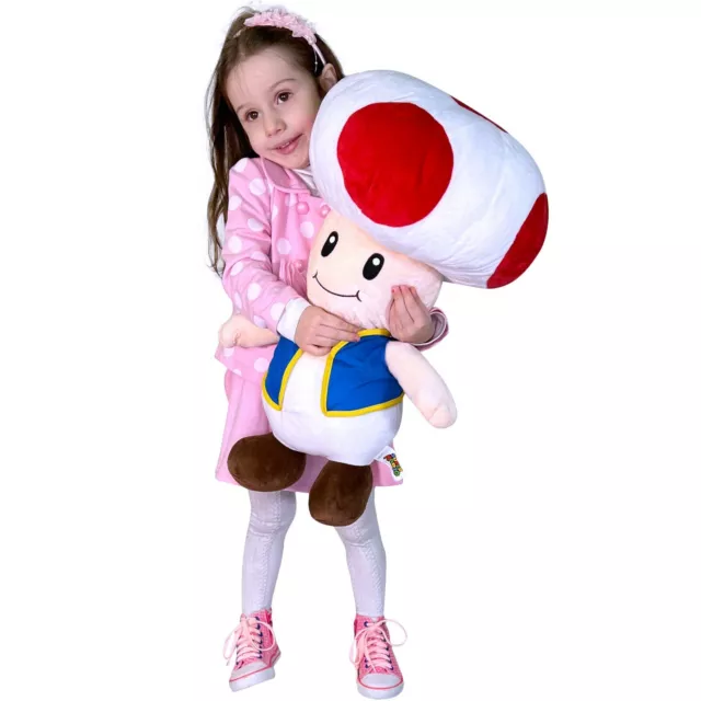 SUPER MARIO - Peluche Toad - 40cm