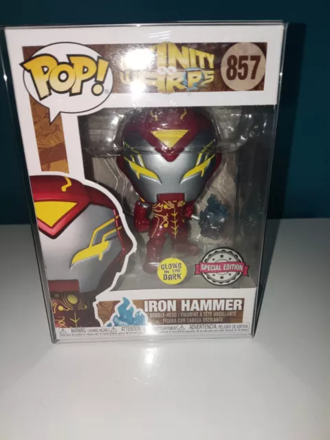 Funko Pop Marvel Infinity Warps Iron Hammer 857 Gitd Special Edition