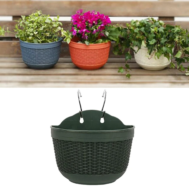 Pots de fleurs suspendus planteur mural intrieur/extrieur pour garde-corps cltur