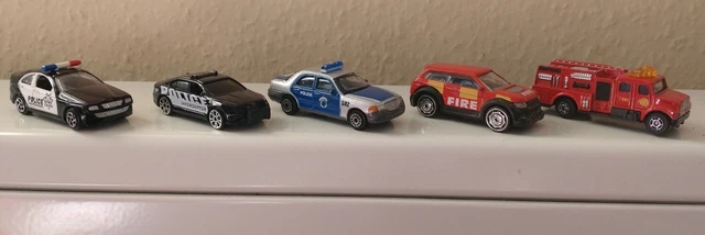 Police Car Fire Engine Bundle Job Lot Unbranded Made In China